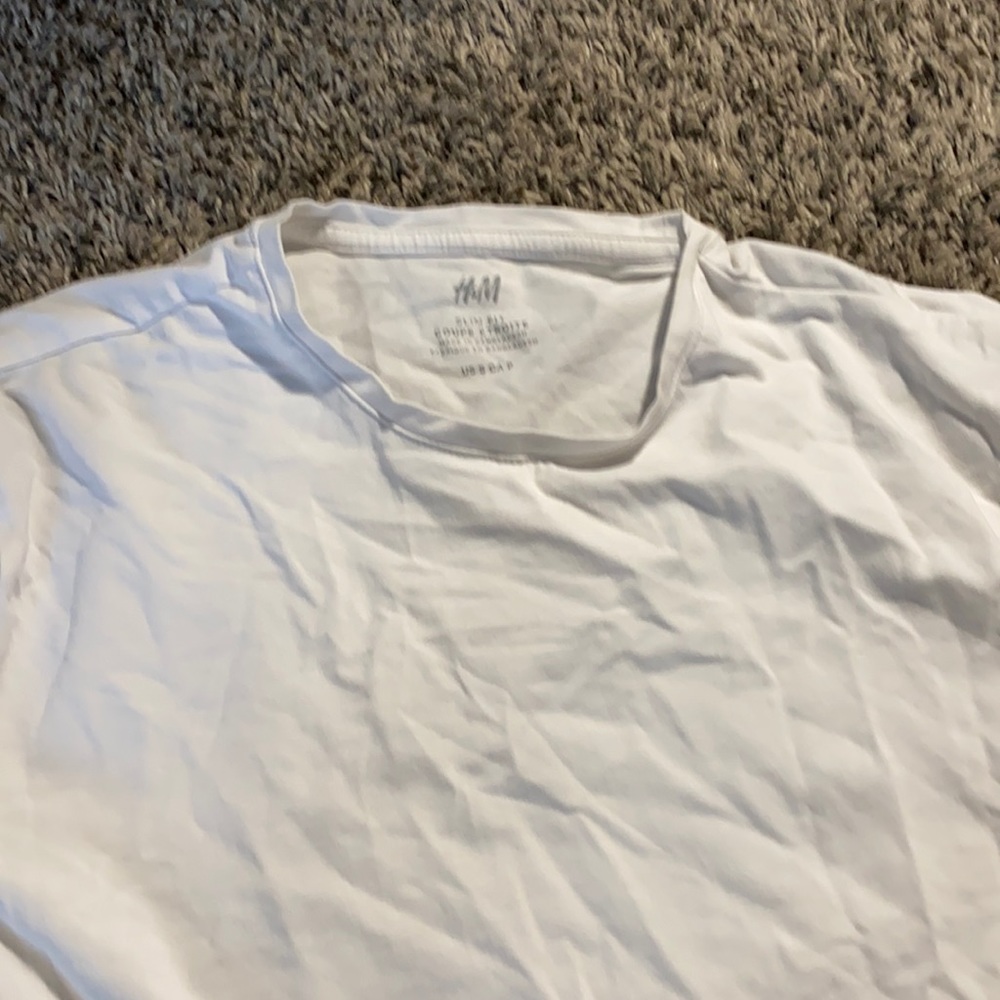 plain white shirt